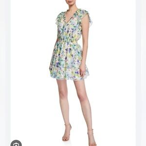 Shoshanna Amine Floral Ruffle Dress